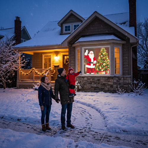 Christmas Window Projector