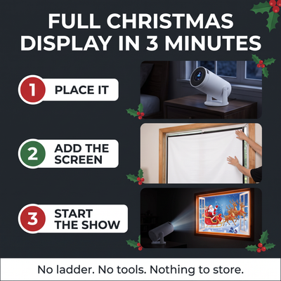 Christmas Window Projector
