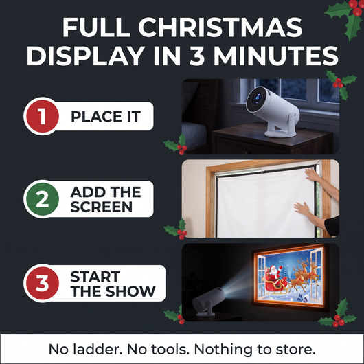 Christmas Window Projector