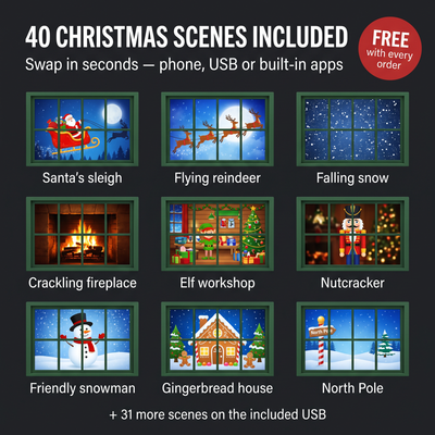 Christmas Window Projector